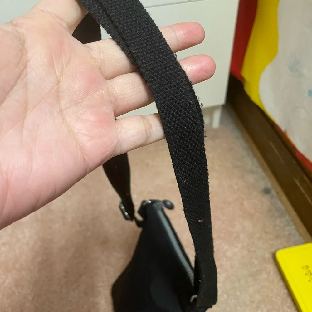 Kipling Black Messenger Bag with Silver Accents - Picture 8 of 8